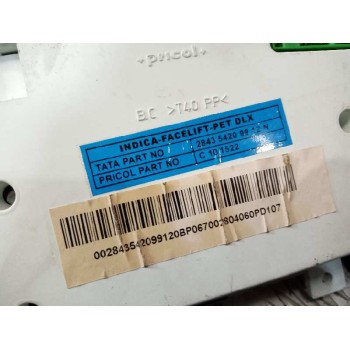 Recambio de cuadro instrumentos para tata indica referencia OEM IAM 284354209912n  