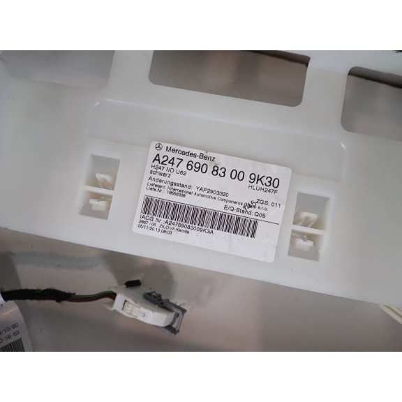 Recambio de techo interior para mercedes-benz gla (h247) gla 200 d (247.712) referencia OEM IAM A24769083009K30  