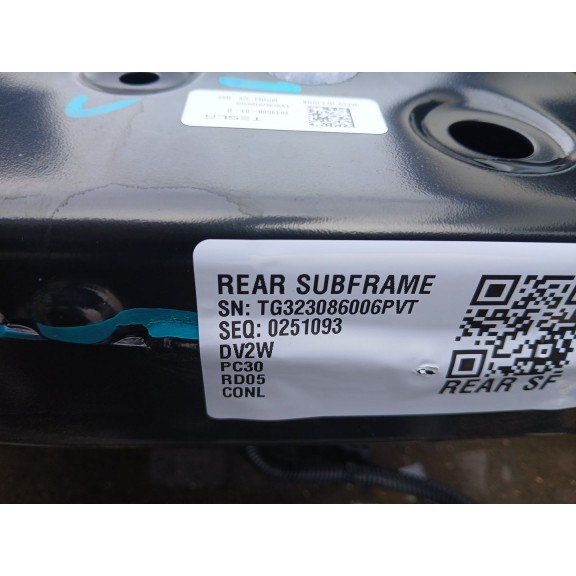 Recambio de puente trasero para tesla model 3 (5yj3) ev referencia OEM IAM 134458000B TG323086006PVT 104458001D