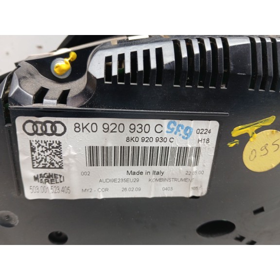 Recambio de cuadro instrumentos para audi a4 avant (8k5) (2008) básico referencia OEM IAM 8k00920930c  