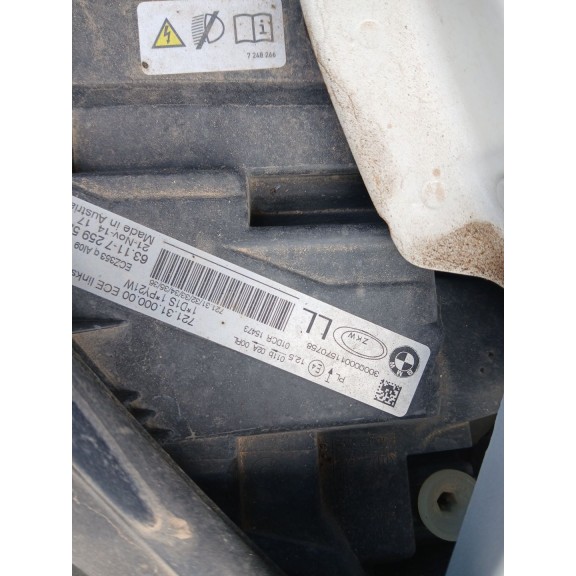 Recambio de faro izquierdo para bmw 3 (f30, f80) 318 d referencia OEM IAM   