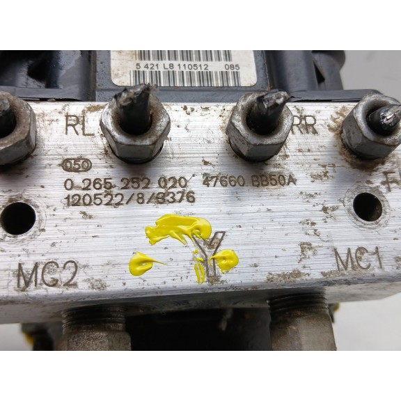 Recambio de abs para nissan qashqai i (j10, nj10) 1.6 dci referencia OEM IAM 47660bb50a  0265252020
