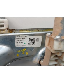 Recambio de elevalunas trasero derecho para nissan qashqai ii (j11, j11_) 1.3 dig-t referencia OEM IAM 82700hv00c   2