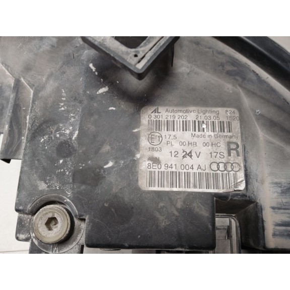 Recambio de faro derecho para audi a4 b7 (8ec) 2.0 tdi 16v referencia OEM IAM 8E0941004AJ  