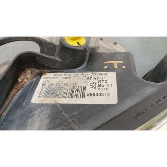 Recambio de faro izquierdo para peugeot 207/207+ (wa_, wc_) 1.4 referencia OEM IAM 9649986280 89900872 