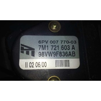 Recambio de potenciometro pedal para seat alhambra (7v8) gran via referencia OEM IAM 98VW9F836AB  