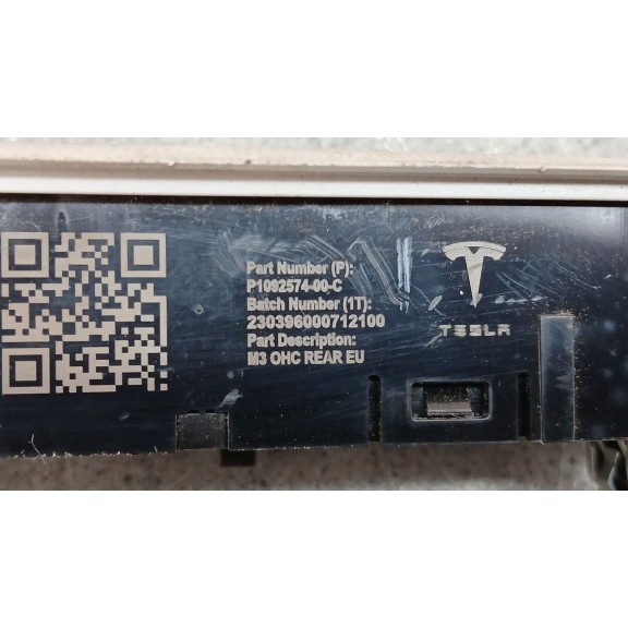 Recambio de luz interior para tesla model 3 (5yj3) ev referencia OEM IAM   