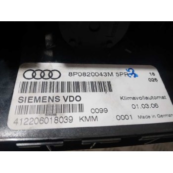 Recambio de mando climatizador para audi a3 (8p) 2.0 tfsi ambition referencia OEM IAM 8P0820043M  