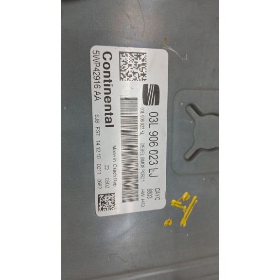 Recambio de centralita motor uce para seat altea (5p1) 1.6 tdi referencia OEM IAM 03l906023lj  