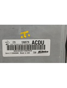 Recambio de centralita motor uce para opel mokka x excellence referencia OEM IAM 12685776   2