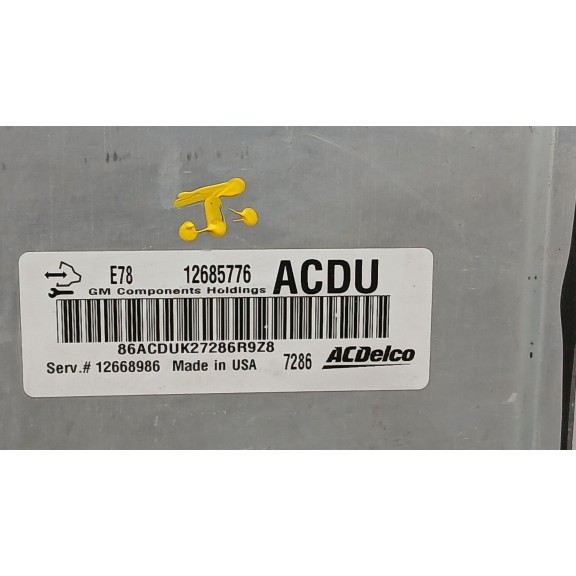 Recambio de centralita motor uce para opel mokka x excellence referencia OEM IAM 12685776  