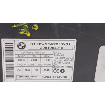 Recambio de modulo electronico para bmw x5 (e70) 3.0d referencia OEM IAM 66219176682 MODULO CONTROL APARCAMIENTO 6135914721701