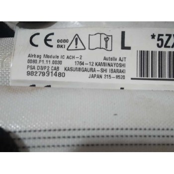 Recambio de airbag cortina delantero izquierdo para opel corsa f 1.2 referencia OEM IAM 9827991480  