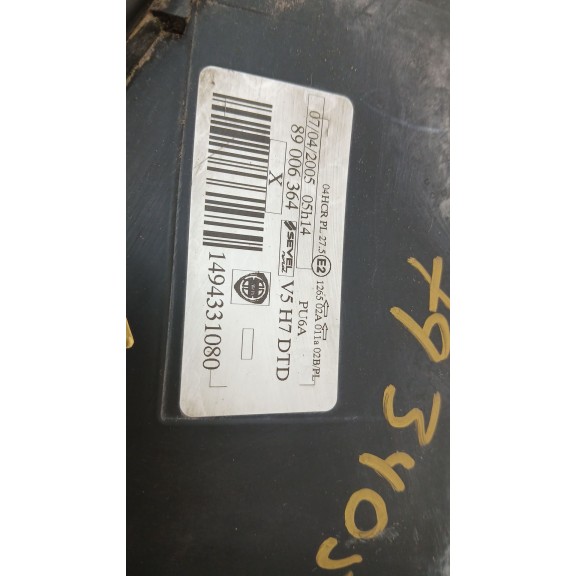 Recambio de faro derecho para lancia phedra (179_) 2.2 jtd (179axc1a) referencia OEM IAM 1494331080 89006364 