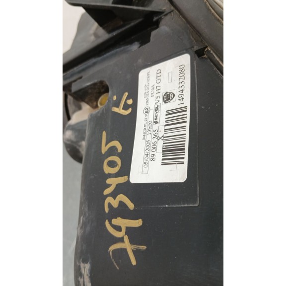 Recambio de faro izquierdo para lancia phedra (179_) 2.2 jtd (179axc1a) referencia OEM IAM 1494332080 89006365 