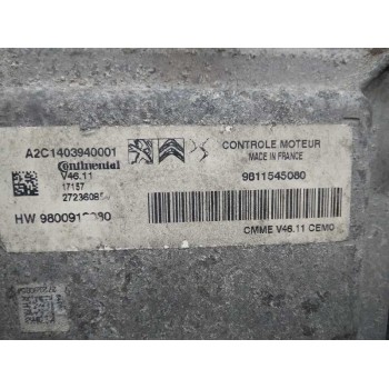 Recambio de centralita motor uce para peugeot 2008 (--.2013) style referencia OEM IAM 9811545080 A2C1403940001 