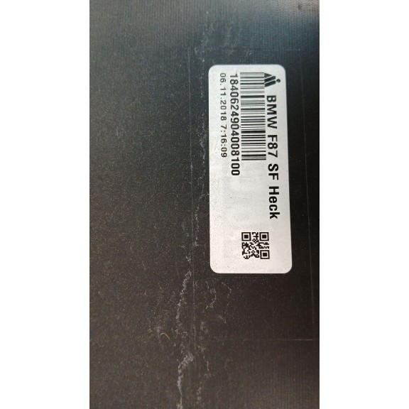 Recambio de paragolpes trasero para bmw serie m2 coupe (f87) basis referencia OEM IAM 51128062184 21550311 