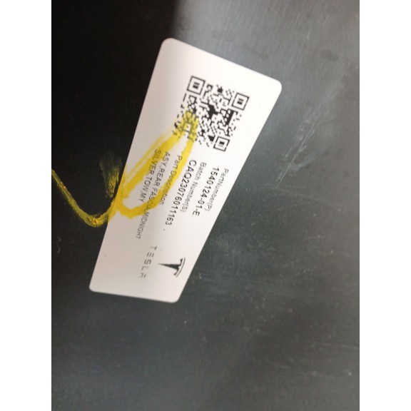 Recambio de paragolpes trasero para tesla model y (5yjy) ev referencia OEM IAM 154012401e  