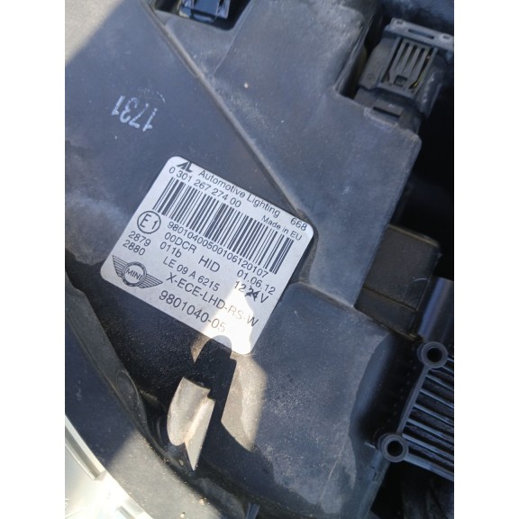 Recambio de faro derecho para mini mini countryman (r60) one d referencia OEM IAM   