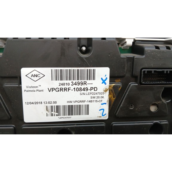 Recambio de cuadro instrumentos para renault captur zen referencia OEM IAM 248103499r  
