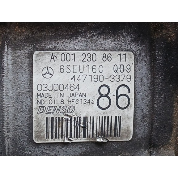 Recambio de compresor aire acondicionado para mercedes-benz clase cls (w219) 320 cdi (219.322) referencia OEM IAM A0012308611 DI
