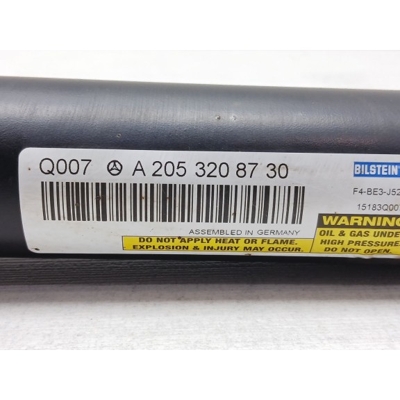 Recambio de amortiguador trasero izquierdo para mercedes-benz clase c w205 c200 bluetec referencia OEM IAM A2053208730  