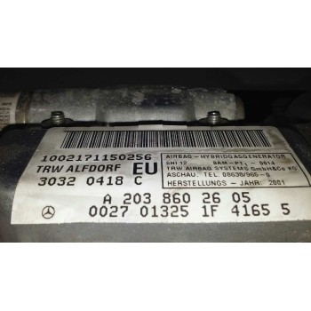 Recambio de airbag lateral delantero derecho para mercedes-benz clase c (w203) berlina 220 cdi (203.006) referencia OEM IAM A203