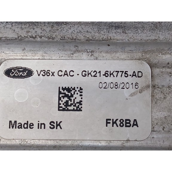 Recambio de intercooler para ford transit v363 furgoneta (fcd, fdd) 2.0 ecoblue referencia OEM IAM GK216K775AD  