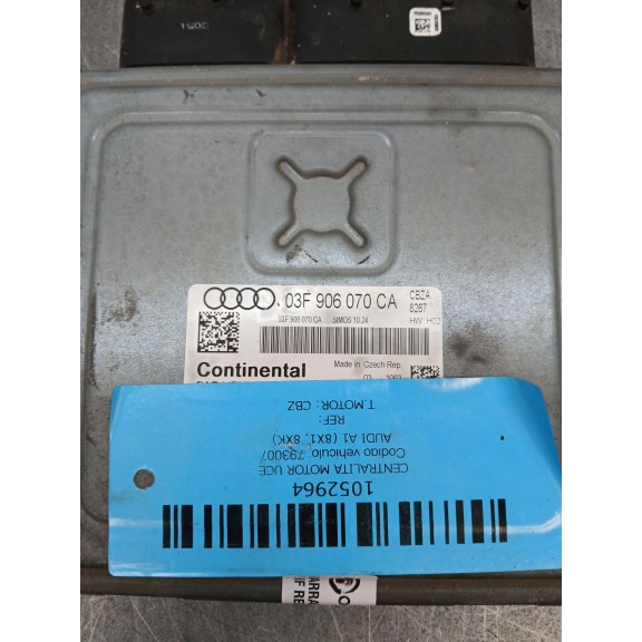 Recambio de centralita motor uce para audi a1 (8x1, 8xk) 1.2 tfsi referencia OEM IAM 03f906070ca 5wp44795 
