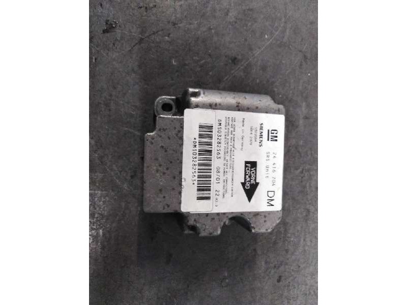 Recambio de centralita airbag para opel zafira a club referencia OEM IAM 24416704 24416704 