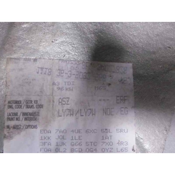 audi a3 (8l) del año 2002