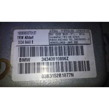Recambio de airbag delantero derecho para bmw x3 (e83) 3.0 turbodiesel referencia OEM IAM 34340010806Z 30348448B AIRBAG LATERAL