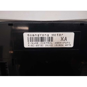 Recambio de mando climatizador para ssangyong tivoli limited 4x2 referencia OEM IAM 6872035000  