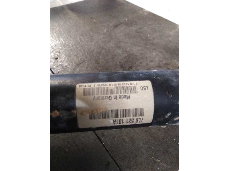Recambio de transmision central delantera para porsche cayenne (typ 9pa) s referencia OEM IAM 7L0521101A 65.5 CM 7L0521101A