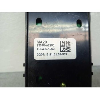 Recambio de mando elevalunas delantero izquierdo para kia cee´d business referencia OEM IAM 93570A2200  4 TECLAS