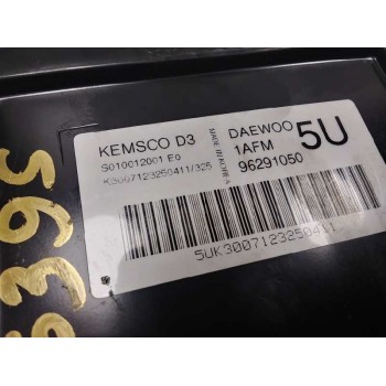 Recambio de centralita motor uce para daewoo matiz cd referencia OEM IAM 96291050  