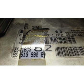 Recambio de centralita motor uce para peugeot 206 berlina x-line refri referencia OEM IAM 9651399080 0281010707 