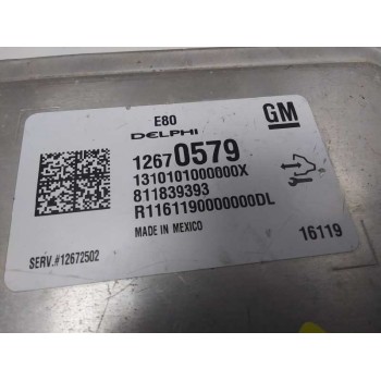 Recambio de centralita motor uce para opel astra k lim. 5türig dynamic referencia OEM IAM 12670579  