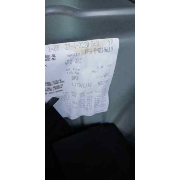 audi a6 berlina (4f2) del año 2007