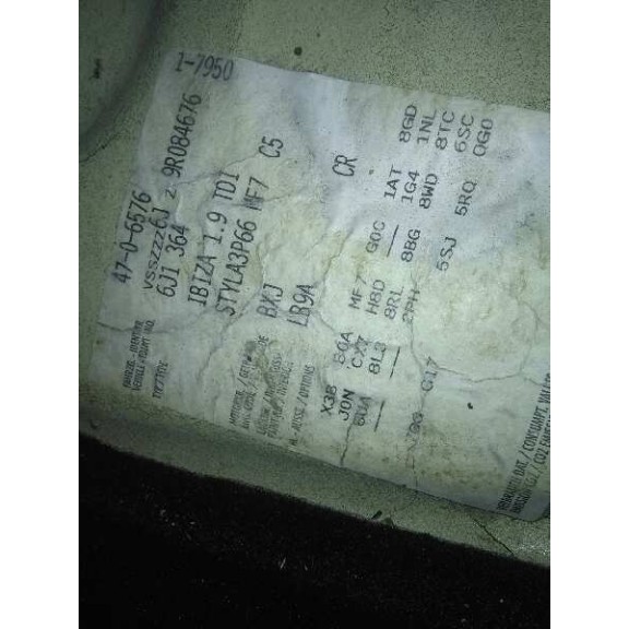 seat ibiza sc (6j1) del año 2009