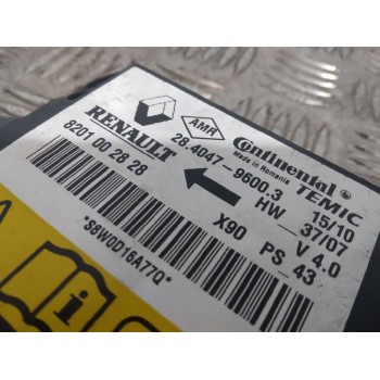 Recambio de centralita airbag para dacia logan ambiance referencia OEM IAM 8201002828  