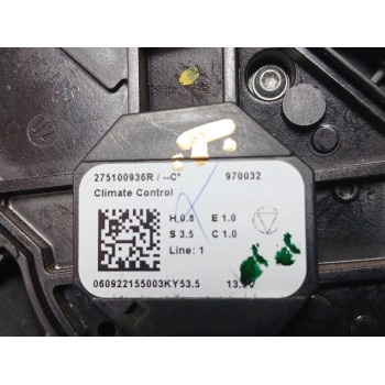 Recambio de mando climatizador para renault clio v referencia OEM IAM 275100935r  