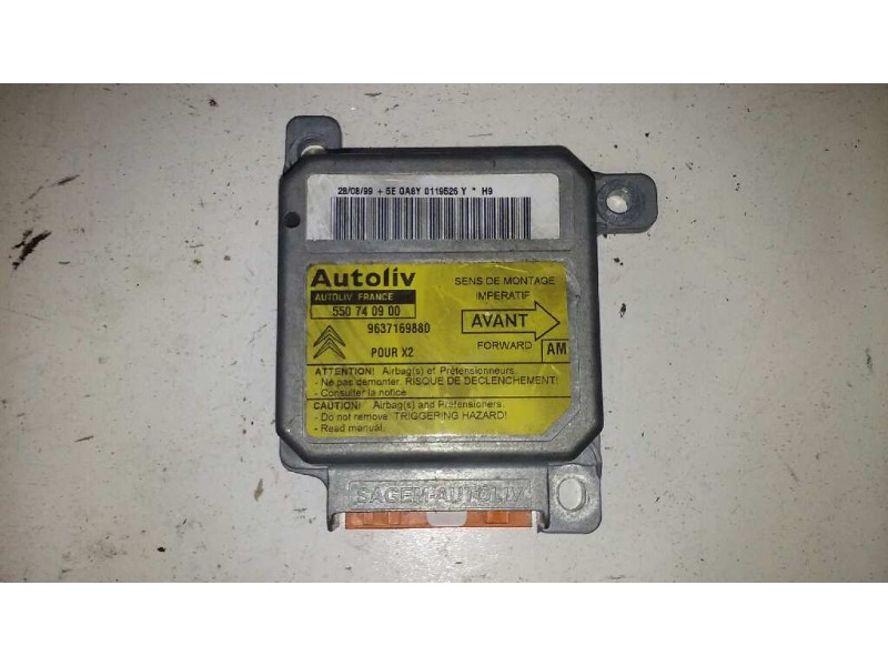 Recambio de centralita airbag para citroën xantia berlina 2.0 hdi exclusive referencia OEM IAM 9637169880 9637169880 