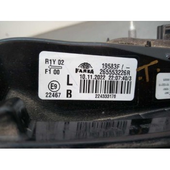 Recambio de piloto trasero izquierdo interior para renault clio v referencia OEM IAM 265553226R 19583F 