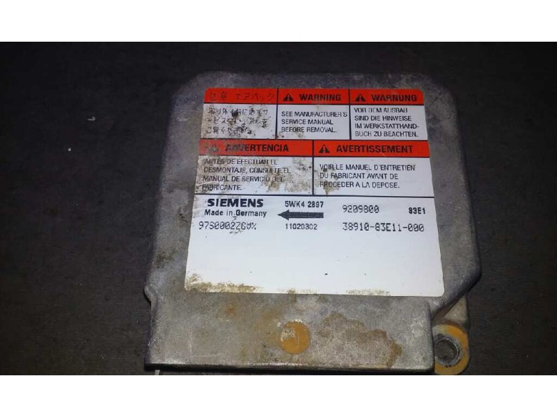 Recambio de centralita airbag para opel agila básico referencia OEM IAM 3891083E11000 3891083E11000 