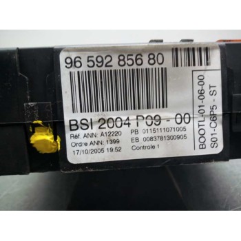 Recambio de centralita bsi para citroën c3 1.1 furio referencia OEM IAM 9659285680 SOPORTES ROTOS 