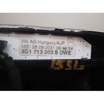 Recambio de pomo palanca cambio para volkswagen arteon (3h8) referencia OEM IAM 3G1713203S CON GUARNECIDO 