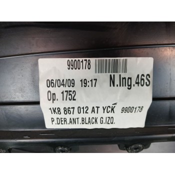 Recambio de guarnecido puerta delantera derecha para volkswagen scirocco iii (137, 138) 1.4 tsi referencia OEM IAM 1K8867012ATYC