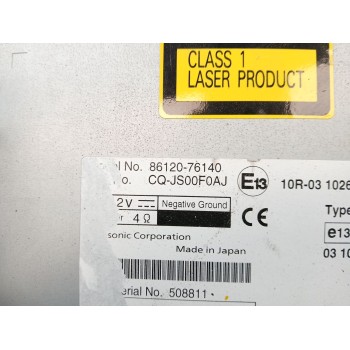 Recambio de sistema audio / radio cd para lexus ct 200h referencia OEM IAM 8612076140 NAVEGADOR 