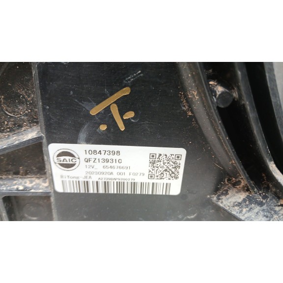 Recambio de electroventilador para mg mg zs suv 1.0 t-gdi referencia OEM IAM 10847398 QFZ13931C 654676691
